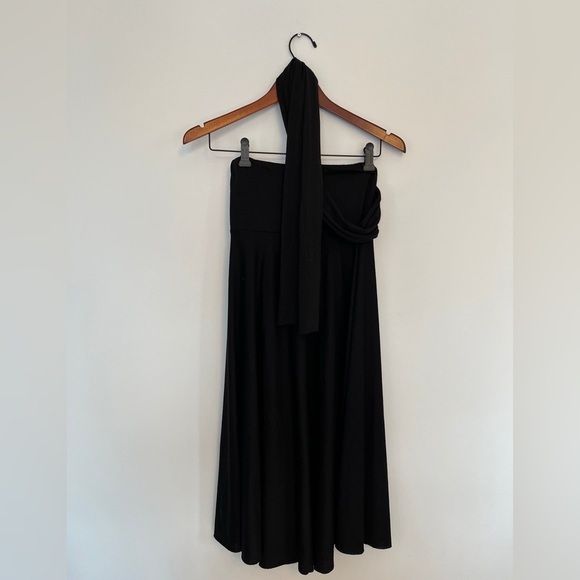 Black Convertible Strapless Dress Multiway Resort Dress Size S - Picture 3 of 9